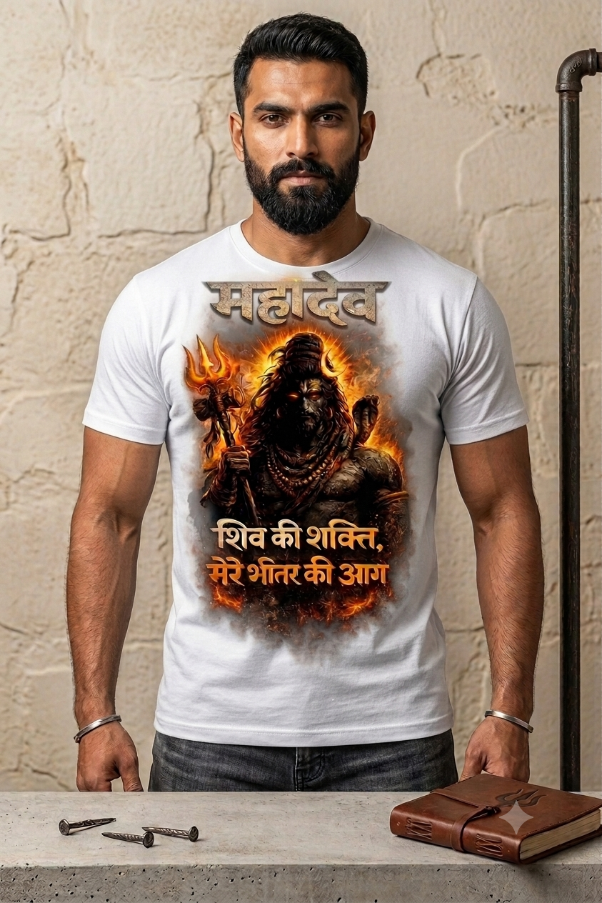 शिव की शक्ति, मेरे भीतर की आग T-Shirt